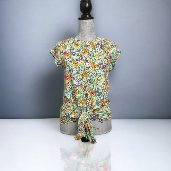 SIZES 10, 12, 14 YEARS DEX Floral Bohemian Dress Top B46 - Picture 7 of 7